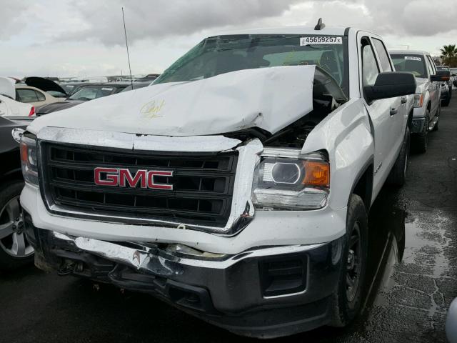 3GTU2TEC3FG122548 - 2015 GMC SIERRA K15 WHITE photo 2