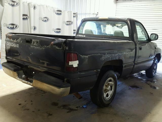 1B7HC16Y2WS769254 - 1998 DODGE RAM 1500 BLACK photo 4