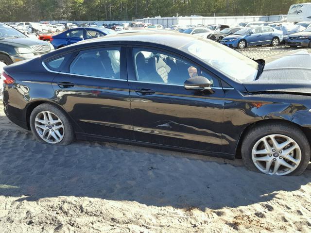 3FA6P0H71ER221532 - 2014 FORD FUSION SE BLACK photo 9