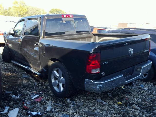 1C6RR7LT0ES354356 - 2014 RAM 1500 SLT BLACK photo 3