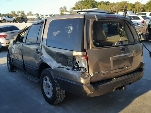 1FMRU15L13LA42843 - 2003 FORD EXPEDITION GOLD photo 3