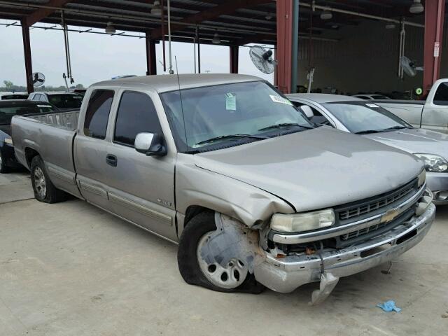 1GCEC19T0YE241572 - 2000 CHEVROLET SILVERADO SILVER photo 1