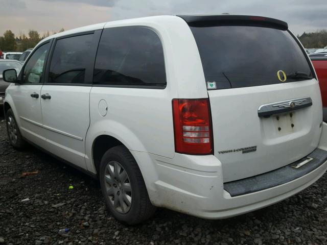 2A8HR44H58R696798 - 2008 CHRYSLER TOWN & COU WHITE photo 3