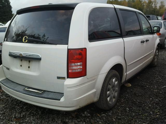 2A8HR44H58R696798 - 2008 CHRYSLER TOWN & COU WHITE photo 4