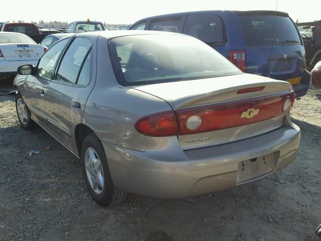 1G1JC52F557152941 - 2005 CHEVROLET CAVALIER TAN photo 3