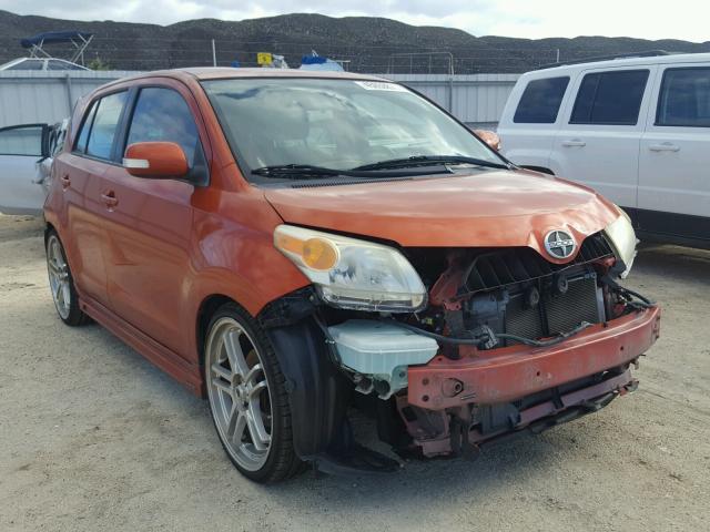 JTKKU10478J029662 - 2008 TOYOTA SCION XD ORANGE photo 1