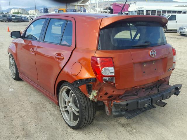 JTKKU10478J029662 - 2008 TOYOTA SCION XD ORANGE photo 3