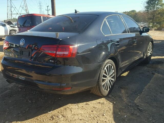 3VWD17AJ4FM211459 - 2015 VOLKSWAGEN JETTA SE BLACK photo 4