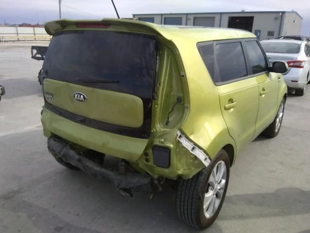 KNDJP3A5XG7855317 - 2016 KIA SOUL + GREEN photo 4