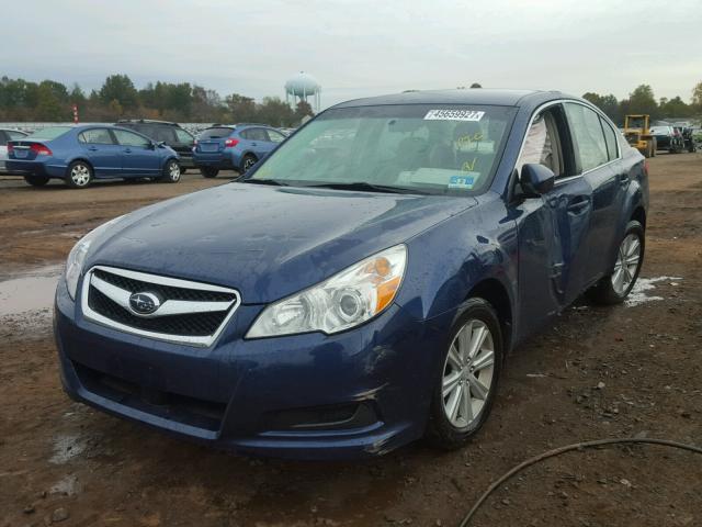 4S3BMAC67A1216247 - 2010 SUBARU LEGACY BLUE photo 2