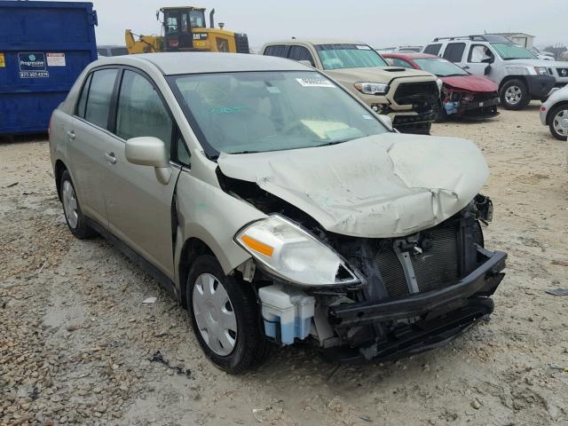 3N1BC11E67L432768 - 2007 NISSAN VERSA S TAN photo 1