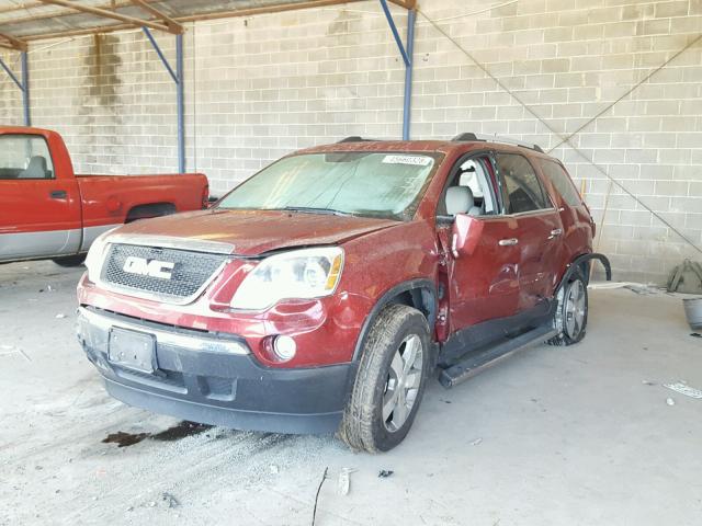 1GKKVRED4BJ337721 - 2011 GMC ACADIA SLT 勃艮第红 照片 2