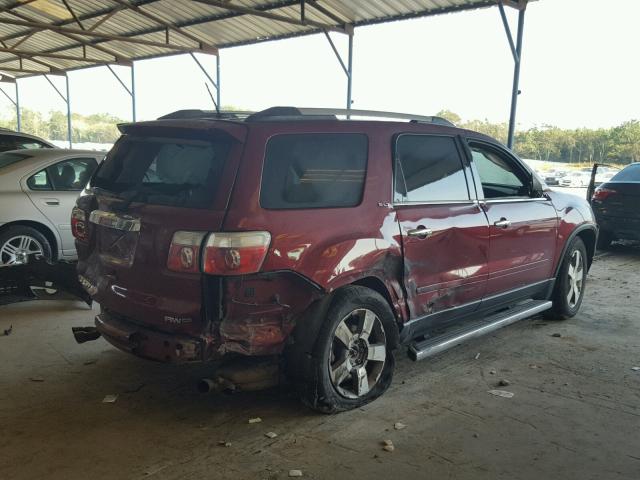 1GKKVRED4BJ337721 - 2011 GMC ACADIA SLT 勃艮第红 照片 4