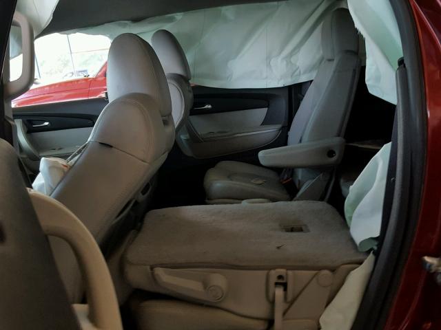 1GKKVRED4BJ337721 - 2011 GMC ACADIA SLT 勃艮第红 照片 6