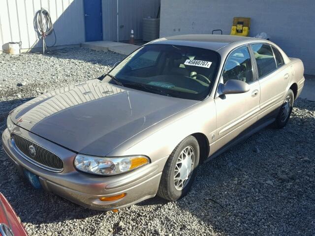 1G4HR54K72U192963 - 2002 BUICK LESABRE LI TAN photo 2