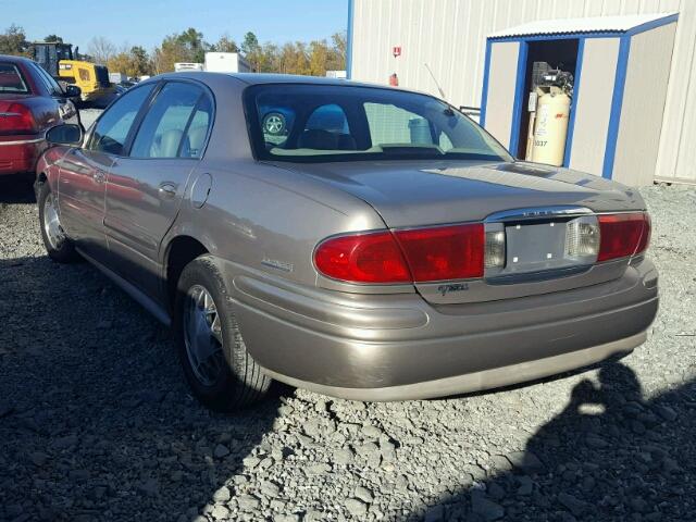 1G4HR54K72U192963 - 2002 BUICK LESABRE LI TAN photo 3