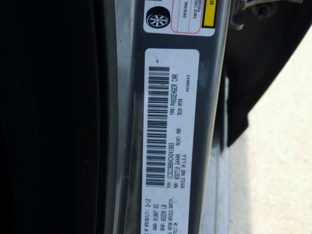 1C3CCBBBXCN241803 - 2012 CHRYSLER 200 TOURIN GRAY photo 10