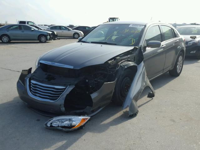 1C3CCBBBXCN241803 - 2012 CHRYSLER 200 TOURIN GRAY photo 2