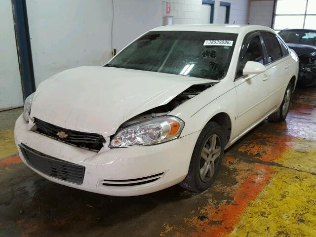 2G1WB58K479129536 - 2007 CHEVROLET IMPALA LS WHITE photo 2