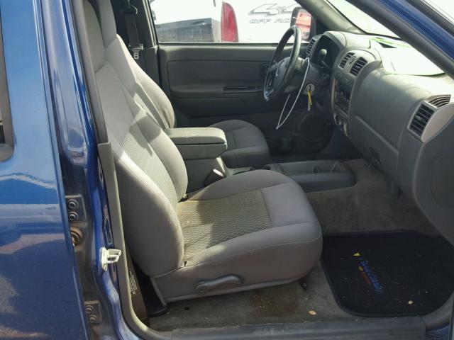 1GCDT136368144943 - 2006 CHEVROLET COLORADO BLUE photo 5