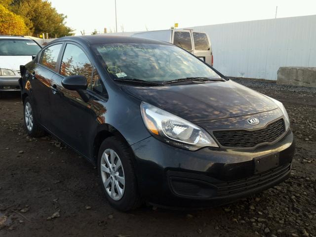 KNADM4A32D6272815 - 2013 KIA RIO LX BLACK photo 1