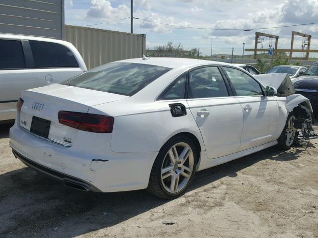 WAUGFAFC4GN026826 - 2016 AUDI A6 PREMIUM WHITE photo 4