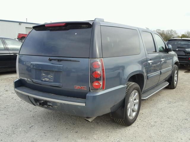 1GKFK66818J157731 - 2008 GMC YUKON XL D BLUE photo 4