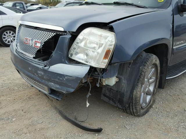 1GKFK66818J157731 - 2008 GMC YUKON XL D BLUE photo 9