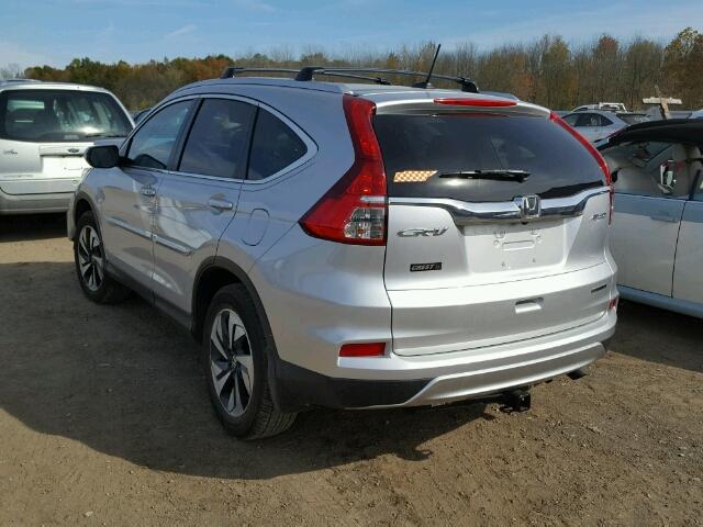 5J6RM4H93GL112297 - 2016 HONDA CR-V TOURI SILVER photo 3