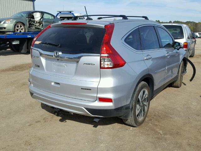 5J6RM4H93GL112297 - 2016 HONDA CR-V TOURI SILVER photo 4