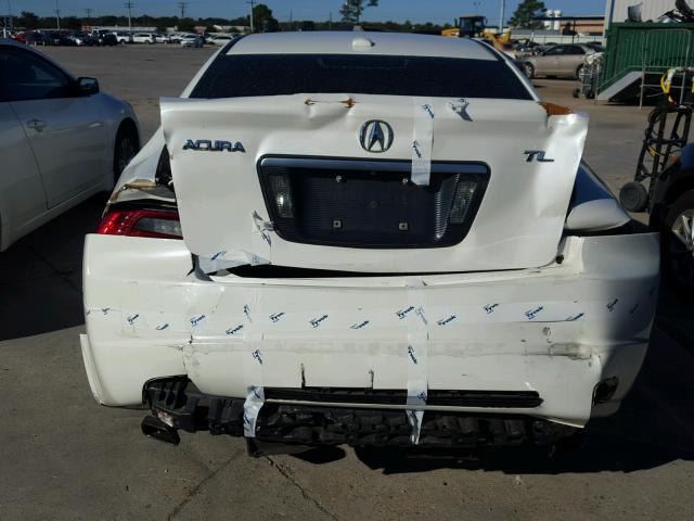 19UUA66217A005126 - 2007 ACURA TL WHITE photo 9