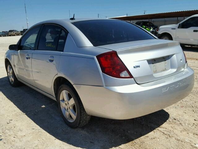 1G8AJ55F87Z176015 - 2007 SATURN ION LEVEL SILVER photo 3