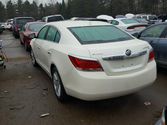 1G4GC5GD8BF155760 - 2011 BUICK LACROSSE C WHITE photo 3