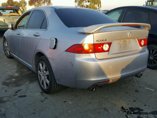 JH4CL96855C027494 - 2005 ACURA TSX SILVER photo 3