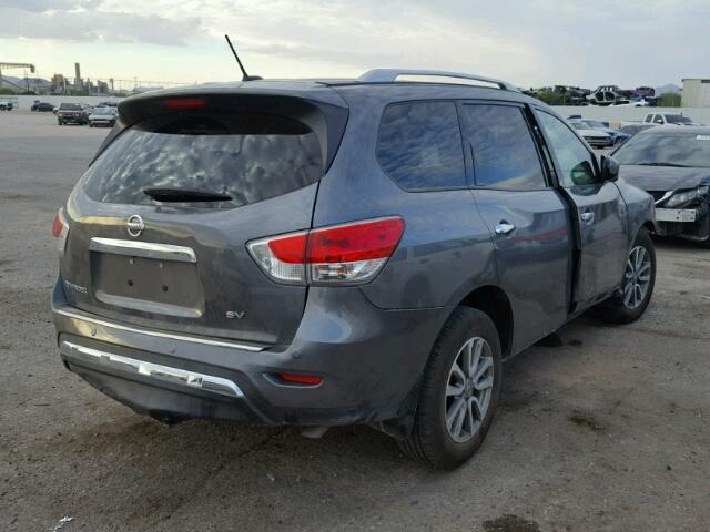 5N1AR2MN7FC698279 - 2015 NISSAN PATHFINDER CHARCOAL photo 4