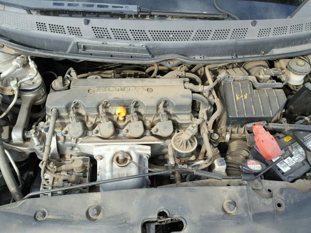 2HGFG11836H563792 - 2006 HONDA CIVIC EX SILVER photo 7