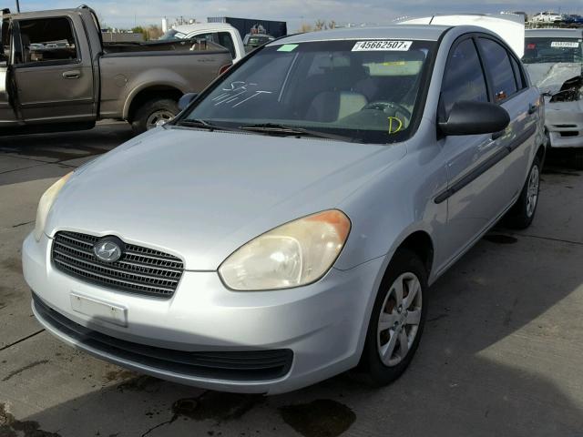 KMHCM46C69U314120 - 2009 HYUNDAI ACCENT GLS SILVER photo 2