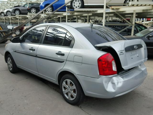 KMHCM46C69U314120 - 2009 HYUNDAI ACCENT GLS SILVER photo 3