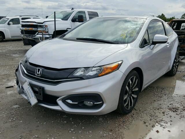 2HGFG3B06FH525767 - 2015 HONDA CIVIC EXL 银色 照片 2