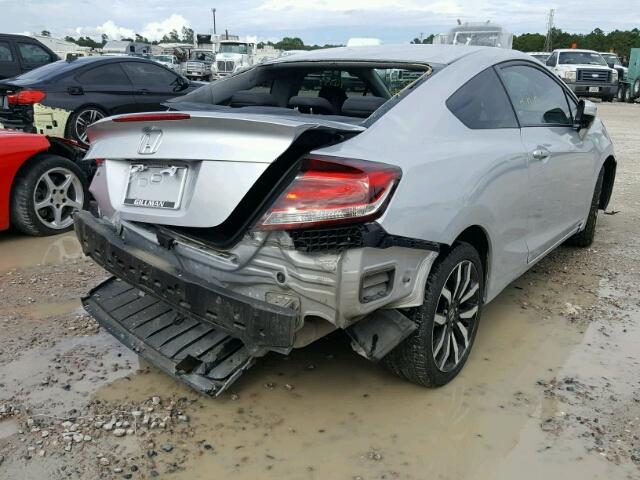 2HGFG3B06FH525767 - 2015 HONDA CIVIC EXL 银色 照片 4
