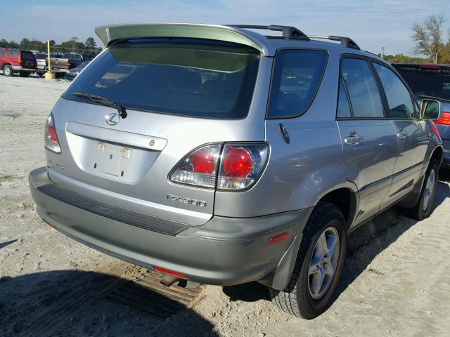 JTJGF10U610095040 - 2001 LEXUS RX SILVER photo 4