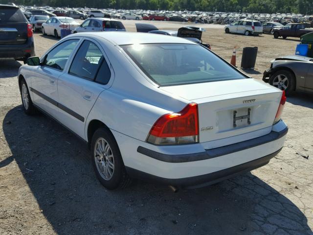 YV1RS64A042345802 - 2004 VOLVO S60 WHITE photo 3