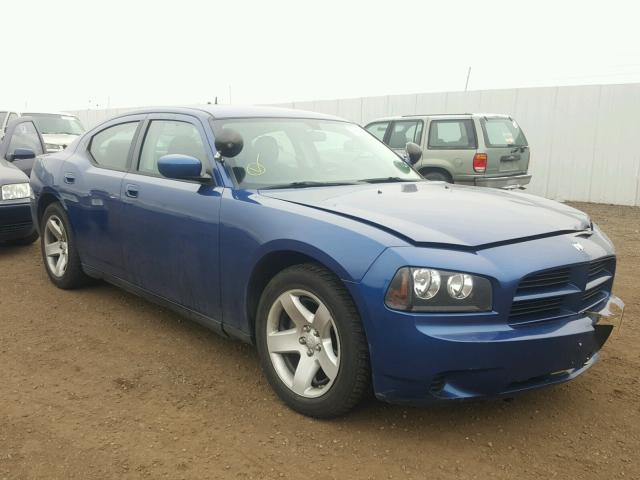 2B3KA43V59H620020 - 2009 DODGE CHARGER BLUE photo 1