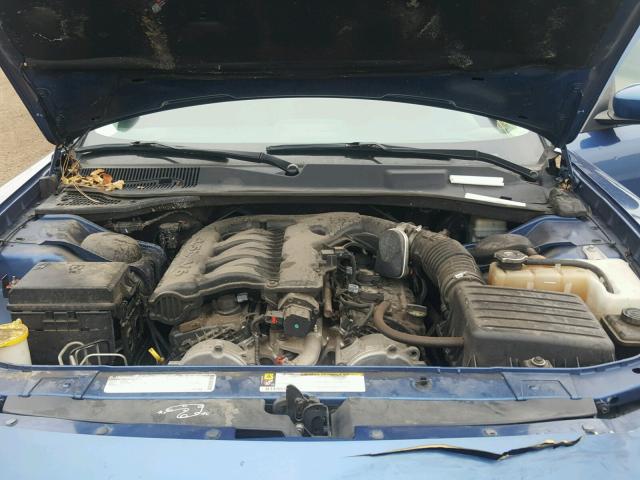 2B3KA43V59H620020 - 2009 DODGE CHARGER BLUE photo 7