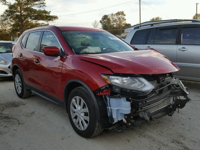 5N1AT2MT4HC738269 - 2017 NISSAN ROGUE S RED photo 1