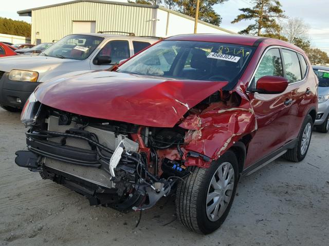 5N1AT2MT4HC738269 - 2017 NISSAN ROGUE S RED photo 2