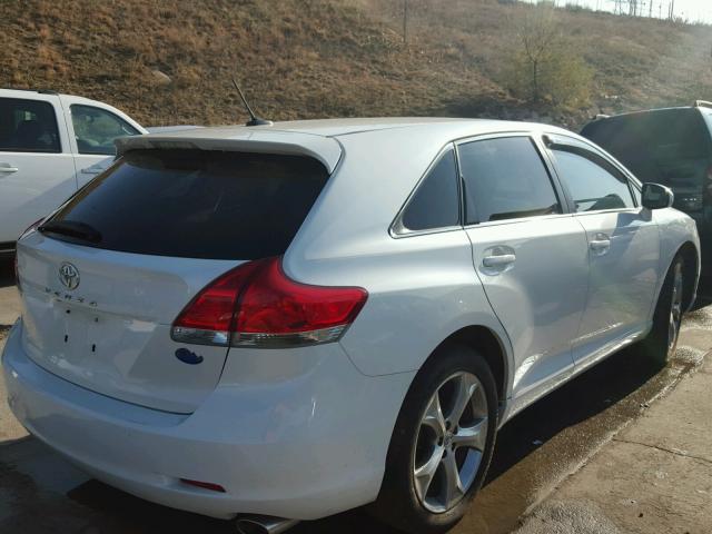 4T3ZK11A79U009690 - 2009 TOYOTA VENZA BASE WHITE photo 4