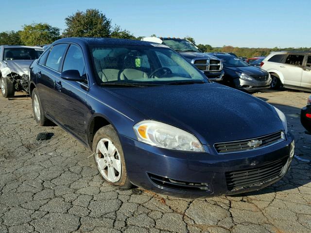 2G1WT58K589148904 - 2008 CHEVROLET IMPALA LT BLUE photo 1