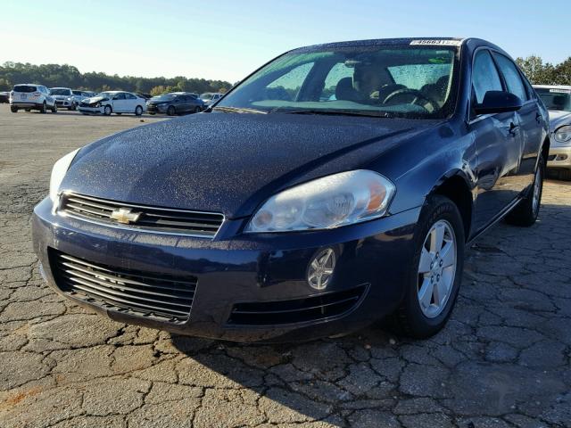 2G1WT58K589148904 - 2008 CHEVROLET IMPALA LT BLUE photo 2