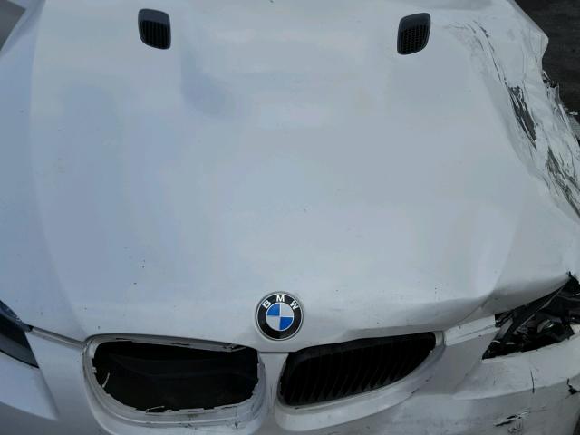 WBSKG9C5XCE797924 - 2012 BMW M3 WHITE photo 7